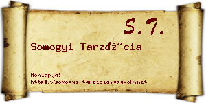 Somogyi Tarzícia névjegykártya